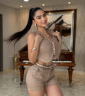 Set Cata en Short (Color: Beige)